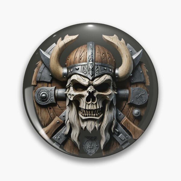 Item preview, Skull skull decorated with frame wood look 3D designed and sold by IHImage.