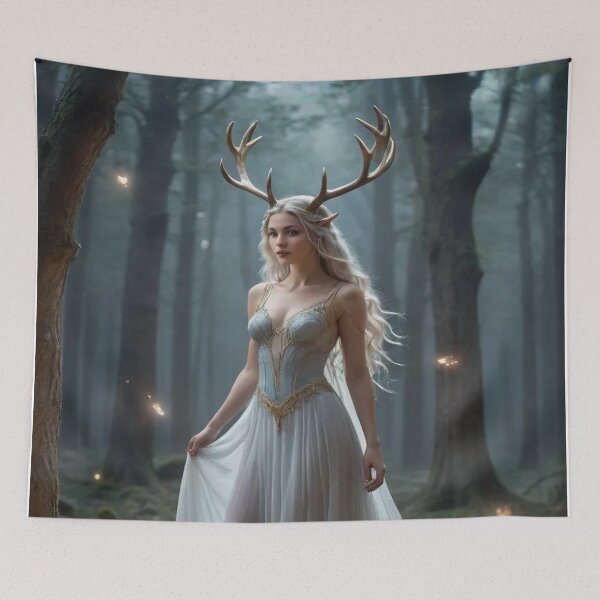 Aperçu de l'œuvre Cottagecore Huntress – Mystère au clair de lune créée et vendue par MissSaylor.