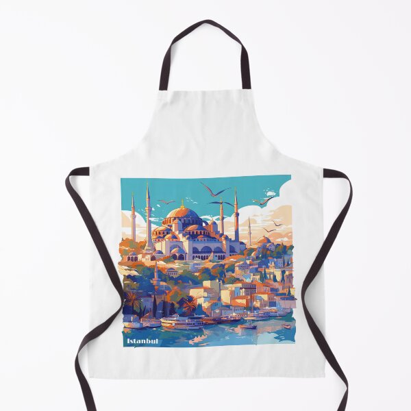Item preview, Istanbul Skyline Vector Sticker designed and sold by Windy-market.