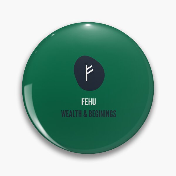 Item preview, Fehu Rune T-Shirt | Viking Rune for Wealth & Beginnings | Norse Mythology Pagan Spiritual Shirt designed and sold by CHAKRUNER.