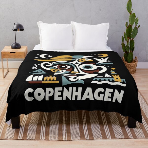 Item preview, Copenhagen Cubism Art – Abstract Danish City Design designed and sold by OzzFrequency.