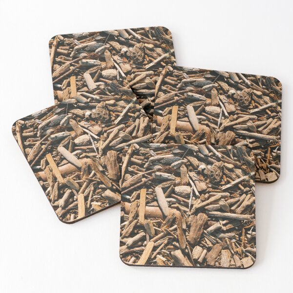 Item preview, Drftwood on Beach PNW Coastal Nature Pattern designed and sold by Wall Love.