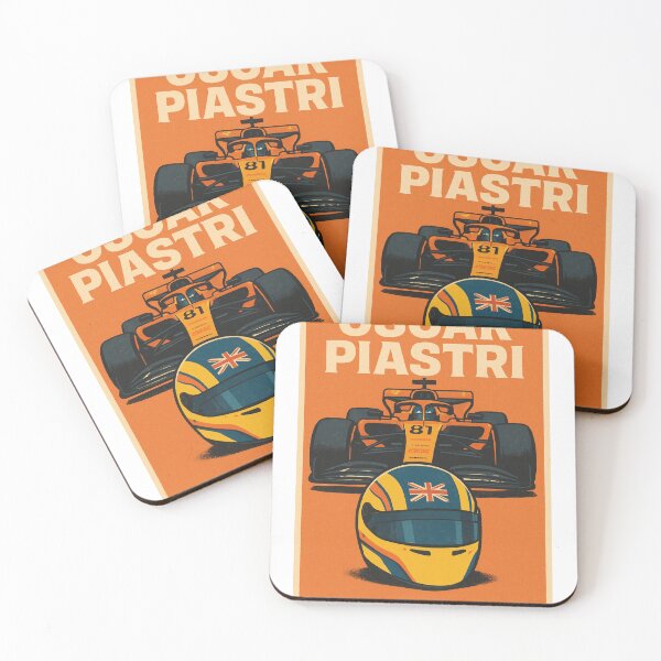 Item preview, O. Piastri F1 Car & helmet designed and sold by Redline Threads.