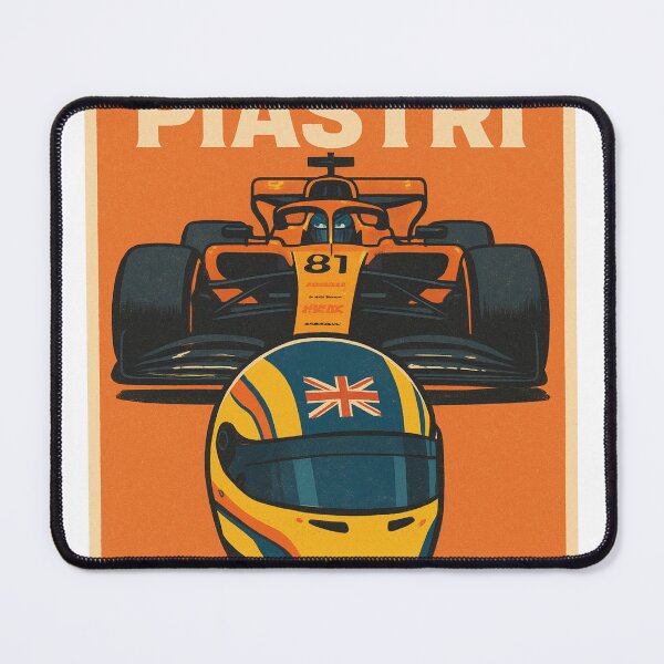 Item preview, O. Piastri F1 Car & helmet designed and sold by Redline Threads.