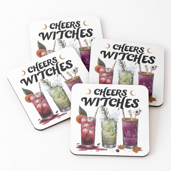 Item preview, Cheers Witches – Fun Witchy Party Print designed and sold by GoxyVision.