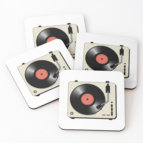 Item preview, Retro Vinyl Record Player – Music Lover Design designed and sold by ArtByYunus.