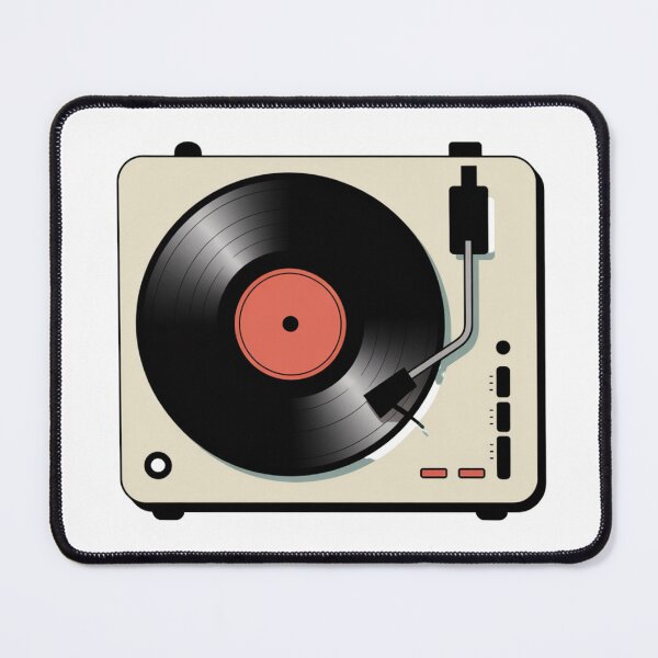 Item preview, Retro Vinyl Record Player – Music Lover Design designed and sold by ArtByYunus.