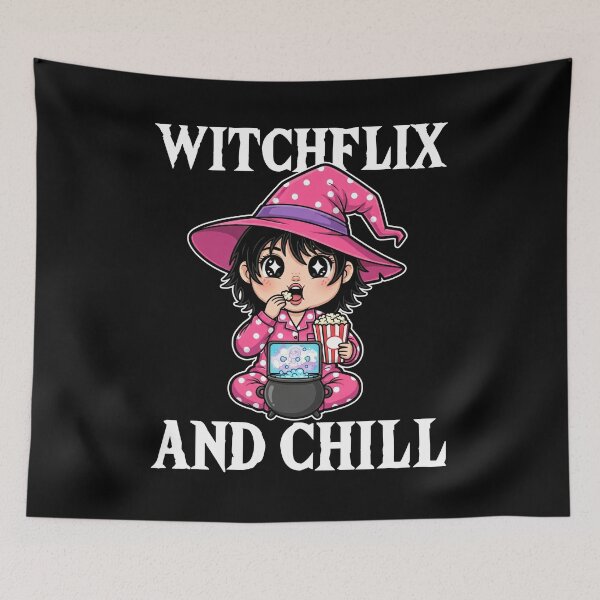 Item preview, WITCHFLIX AND CHILL - WITCH HALLOWEEN designed and sold by KEF Custom.