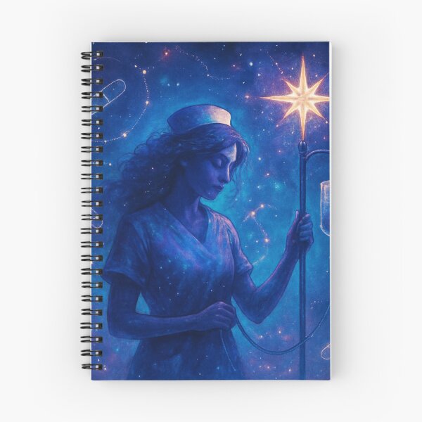 Item preview, Chemo Constellation Keeper - Oncology Nurse Tribute - Cancer Warrior Art  designed and sold by TONSNAP.