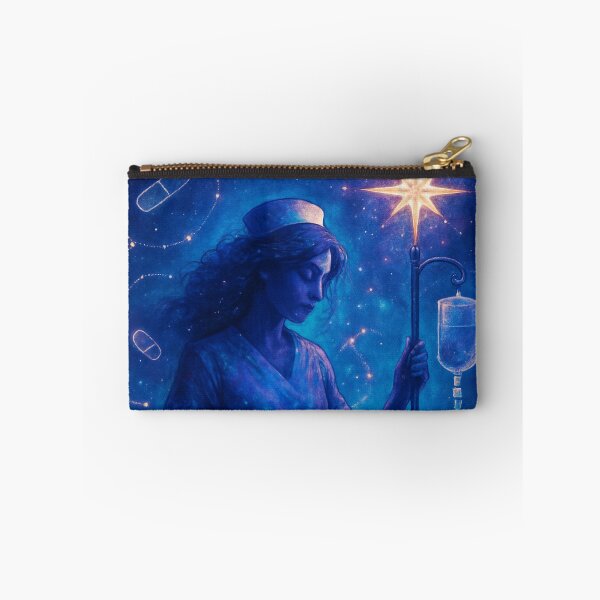 Item preview, Chemo Constellation Keeper - Oncology Nurse Tribute - Cancer Warrior Art  designed and sold by TONSNAP.