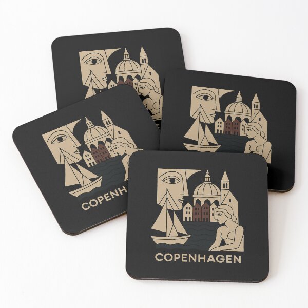 Item preview, Copenhagen Cubism Art – Abstract Danish City Design designed and sold by OzzFrequency.