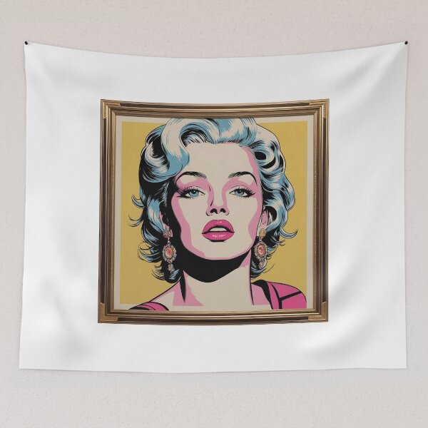 Item preview, Glamorous Pop Art Woman Portrait designed and sold by Pixel--Threads.
