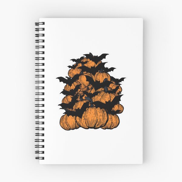 Item preview, Halloween Bats and pumpkins designed and sold by MendaciousMina.