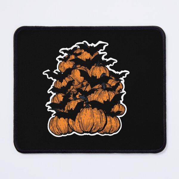 Item preview, Halloween Bats and pumpkins designed and sold by MendaciousMina.