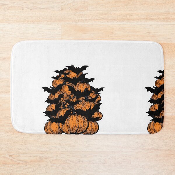Item preview, Halloween Bats and pumpkins designed and sold by MendaciousMina.