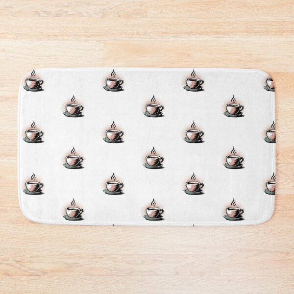 Item preview, Steaming Coffee Cup – Vintage Café Art designed and sold by ArtByYunus.
