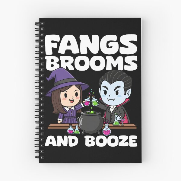 Item preview, FANGS, BROOMS AND BOOZE - WITCH HALLOWEEN designed and sold by KEF Custom.