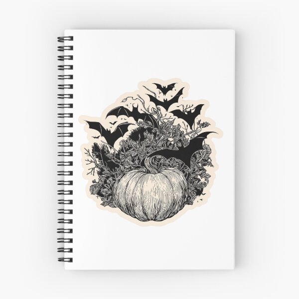Item preview, Halloween Bats and pumpkins designed and sold by MendaciousMina.