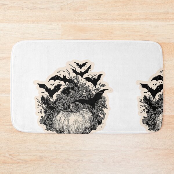 Item preview, Halloween Bats and pumpkins designed and sold by MendaciousMina.