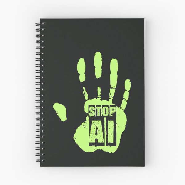 Item preview, STOP AI / Support Human Art - Handprint designed and sold by Frank J. Art.