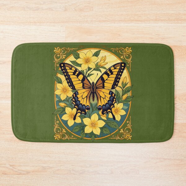 Item preview, Papilio glaucus Butterfly With Yellow Jasmine designed and sold by taiche.