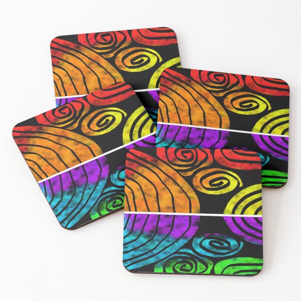Item preview, Rainbow swirls designed and sold by Sleekfox02356.