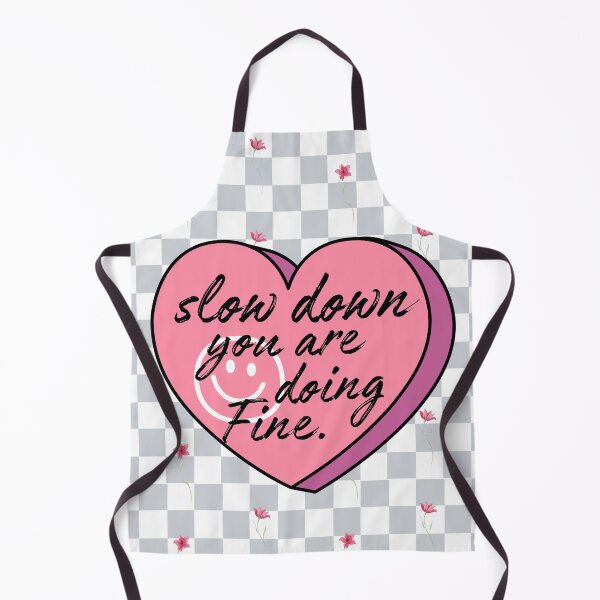 Item preview, Slow Down You Are Doing Fine – Motivational Heart Design designed and sold by Floraza.