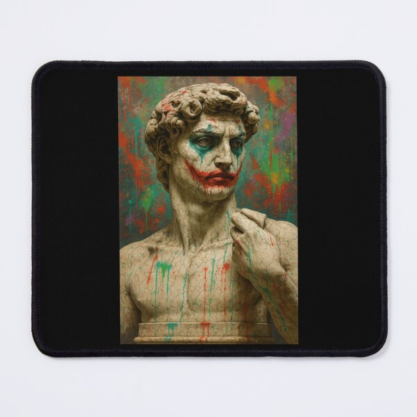 Item preview, Michelangelo’s David as the Joker – Graffiti Street Art designed and sold by Enea Kelo.