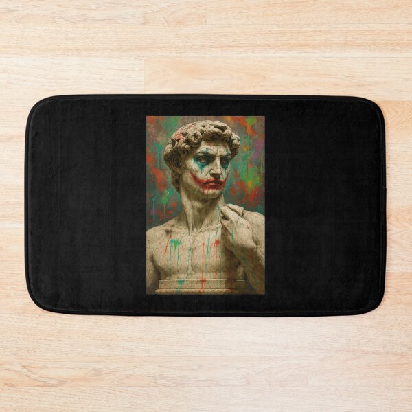 Item preview, Michelangelo’s David as the Joker – Graffiti Street Art designed and sold by Enea Kelo.