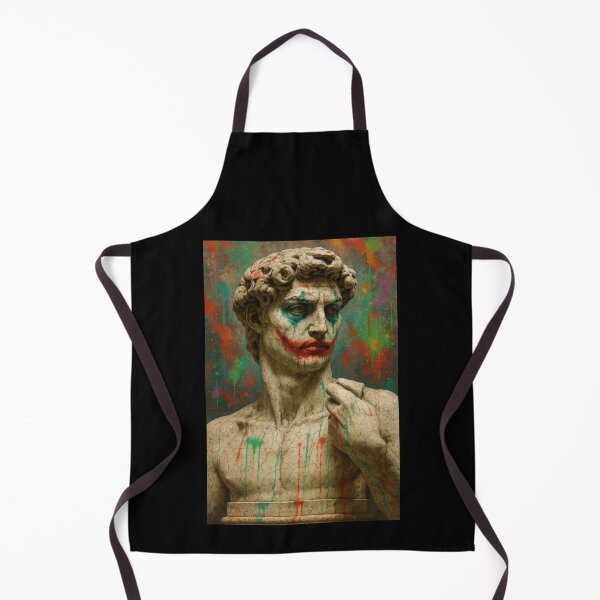 Item preview, Michelangelo’s David as the Joker – Graffiti Street Art designed and sold by Enea Kelo.
