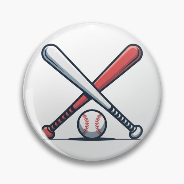 Item preview, Baseball Bats and Ball – Sports Icon Design designed and sold by ArtByYunus.