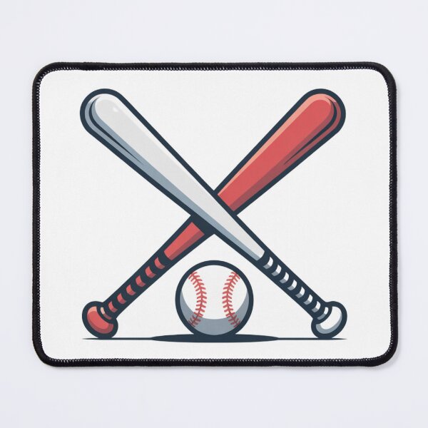 Item preview, Baseball Bats and Ball – Sports Icon Design designed and sold by ArtByYunus.