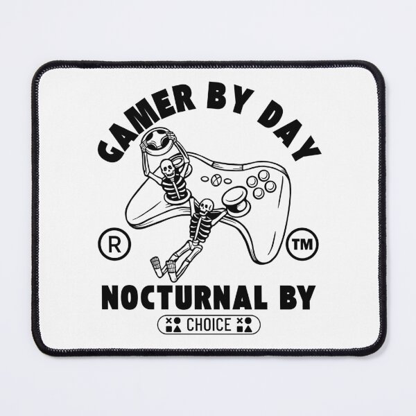 Item preview, Gamer by day, nocturnal by choice designed and sold by Peerless-Prime.