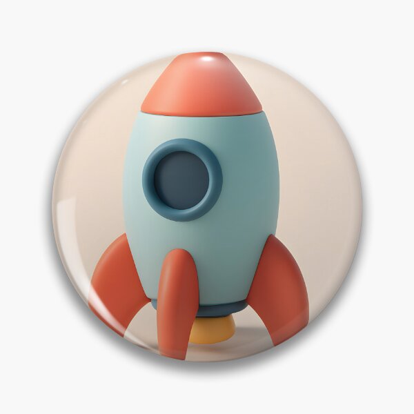 Item preview, Cute Cartoon Rocket Illustration designed and sold by SassyArtistry.