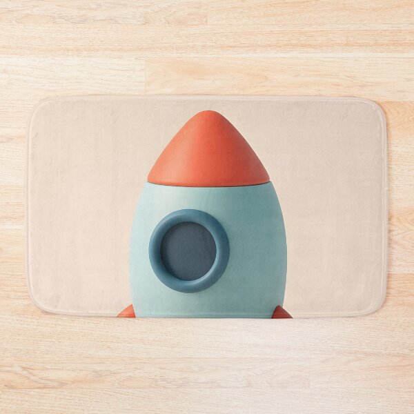 Item preview, Cute Cartoon Rocket Illustration designed and sold by SassyArtistry.