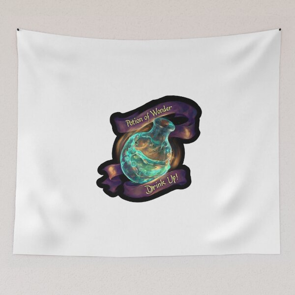 Item preview, Potion of Wonder – Magical Fantasy Elixir Print designed and sold by GoxyVision.