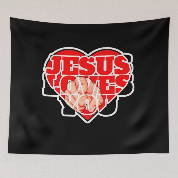 Item preview, JESUS loves you designed and sold by Kingdom Warrior Tribe .