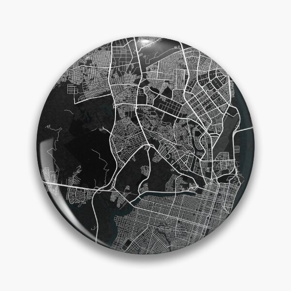 Item preview, Guayaquil City Map of Guayas, Ecuador - Dark designed and sold by deMAP.