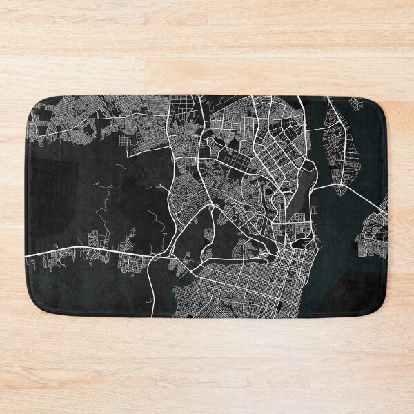 Item preview, Guayaquil City Map of Guayas, Ecuador - Dark designed and sold by deMAP.