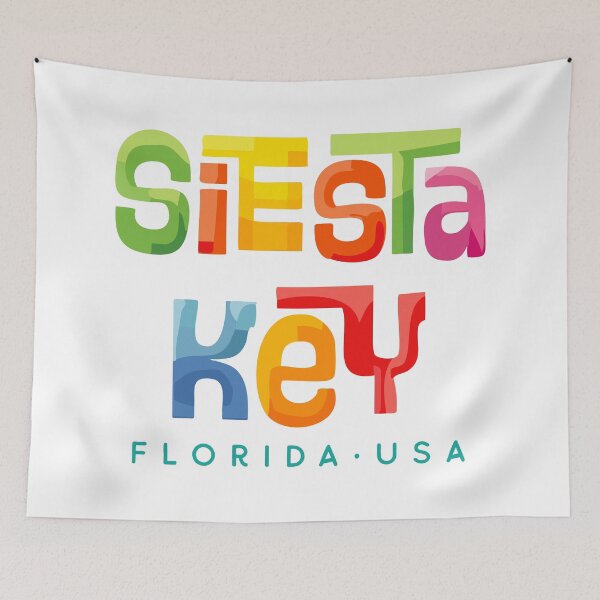 Item preview, Siesta Key Florida Retro 60's Design designed and sold by Futurebeachbum.
