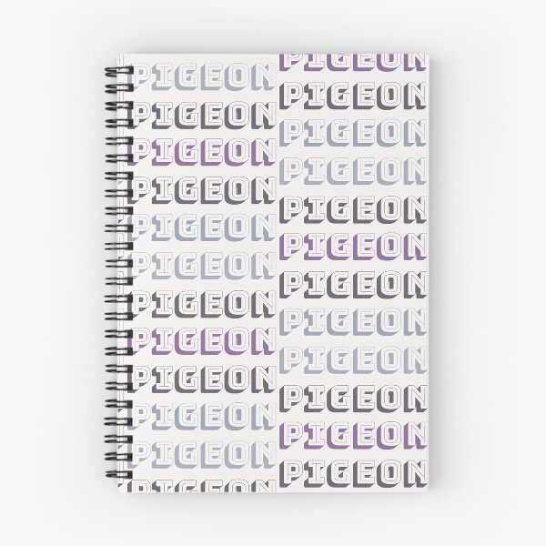 Item preview, Pigeon typographical colorful sign  designed and sold by Pigeonarchy.