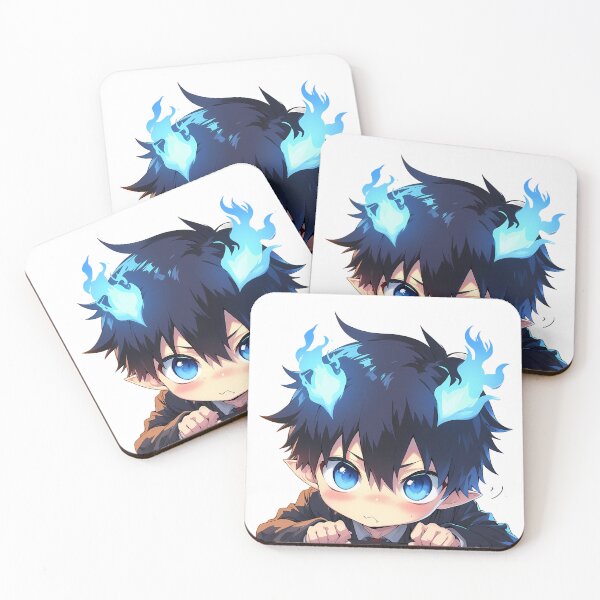 Item preview, Rin Okumura Chibi Demon Exorcist Blue Exorcist Anime designed and sold by B5fivemerch.