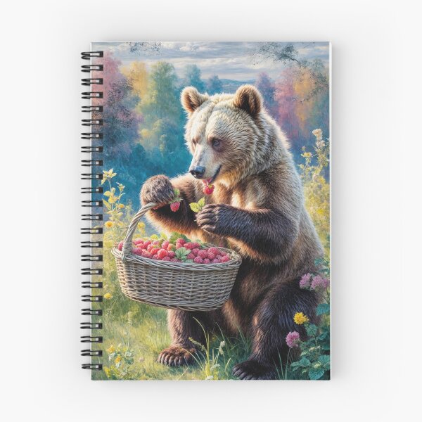 Item preview, Bear Picking Raspberries designed and sold by m-y-A-I-A-R-T-.