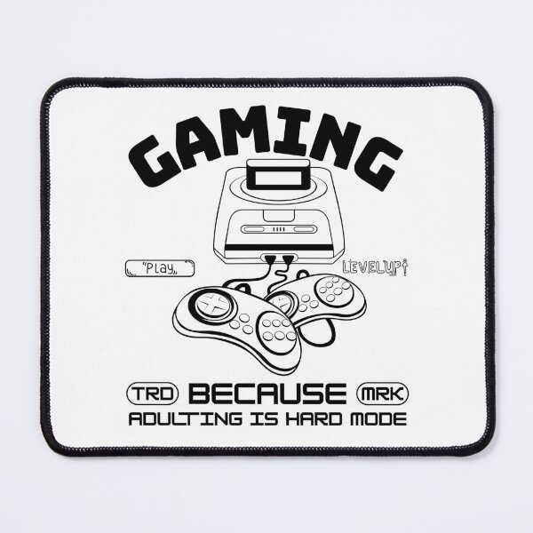 Item preview, Gaming because adulting is hard mode designed and sold by Peerless-Prime.