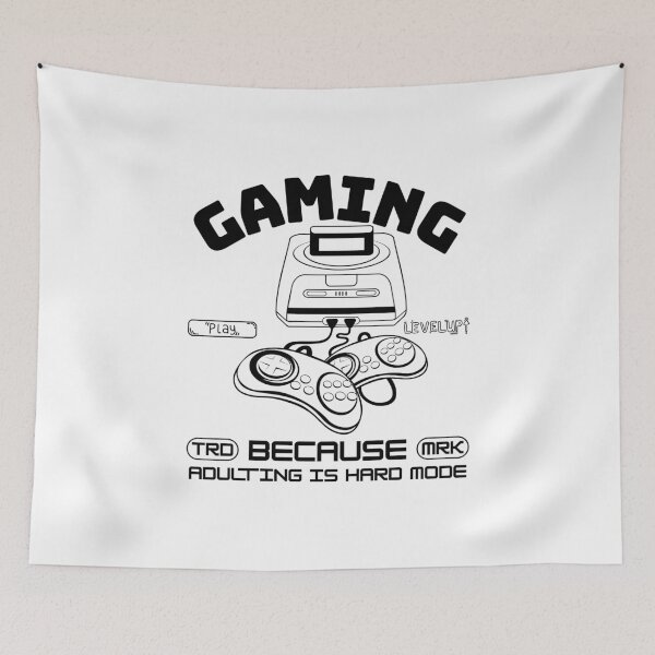 Item preview, Gaming because adulting is hard mode designed and sold by Peerless-Prime.