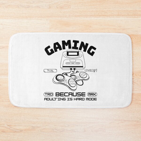 Item preview, Gaming because adulting is hard mode designed and sold by Peerless-Prime.