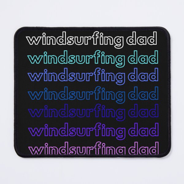 Item preview, Windsurfing Dad Retro Gradient Design designed and sold by Danlentys.
