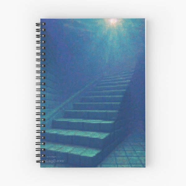 Item preview, Flooded Azure Exit Stairwell designed and sold by archzero.