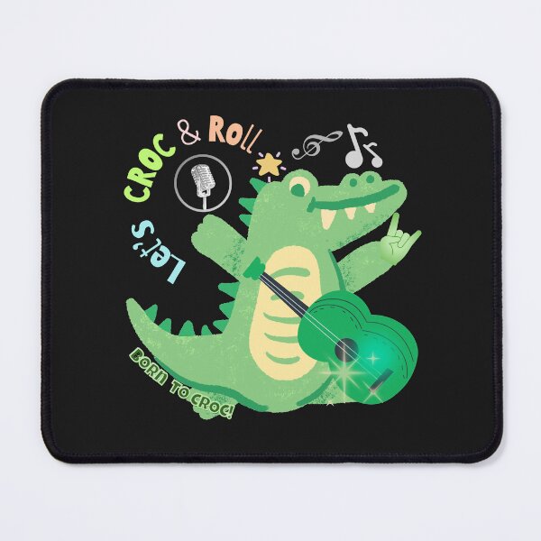 Item preview, Let’s Croc and Roll – Born to Croc Funny Alligator Design designed and sold by minibrainco.