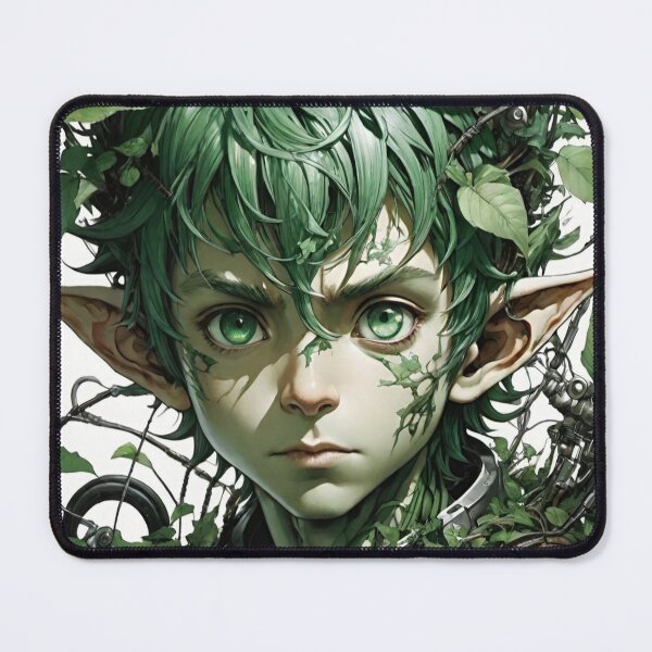 Item preview, Forest Guardian – Green Elf Spirit of Nature designed and sold by DreamistStore.